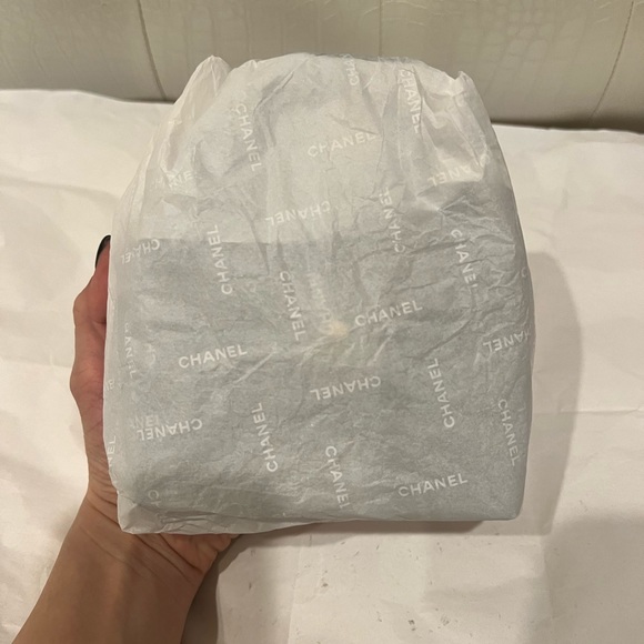 Chanel Kelly Black Top Handle Nano Mini SLG Purse w/Chain Micro Shopping Bag 23K - Picture 15 of 15